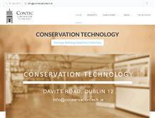 Tablet Screenshot of conservationtech.ie